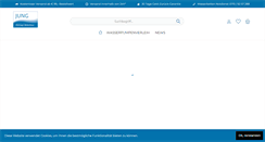 Desktop Screenshot of jungwellnessbetten.de