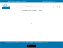 Tablet Screenshot of jungwellnessbetten.de